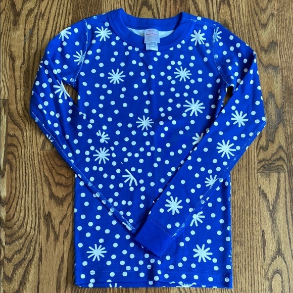 NWOT Hanna Andersson First Snow on galactic blue pj set, size 8 perfect cond. - Picture 2 of 8